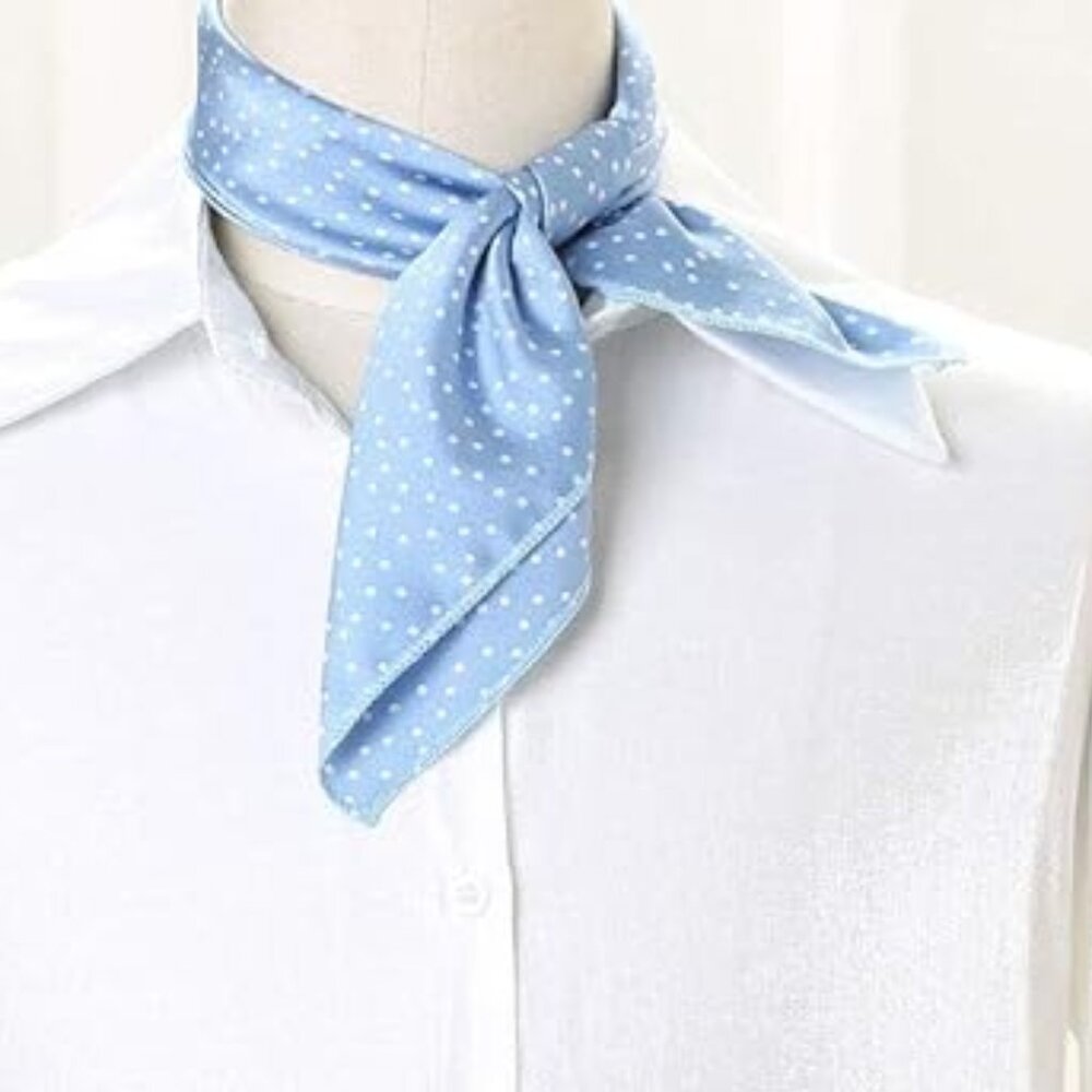 Polka dots square scarf 19.69*19.69 inches